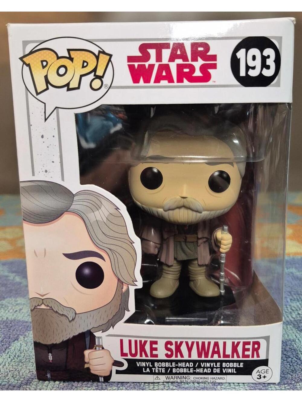 Funko Pop! Star Wars Luke Skywalker Vinyl Bobble-Head Figure #193